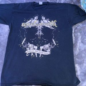 Black Underoath oversized graphic tshirt